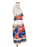 Outback Red Print Orange Cocktail Dress Size 0 - photo 4
