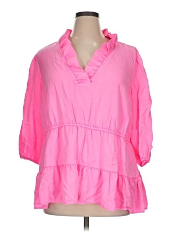 Crown & Ivy 3/4 Sleeve Blouse (view 1)