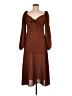 Shein 100% Polyester Brown Casual Dress Size 6 - photo 1