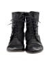 Charles David 100% Leather Black Ankle Boots Size 7 1/2 - photo 2