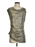 Calvin Klein Metallic Silver Sleeveless Top Size XS - photo 1
