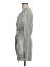 Trixxi Metallic Silver Cocktail Dress Size M - photo 5