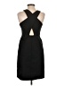 Maeve 100% Polyester Solid Black Casual Dress Size 0 - photo 2