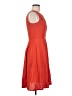AGB 100% Rayon Solid Orange Casual Dress Size 6 - photo 4