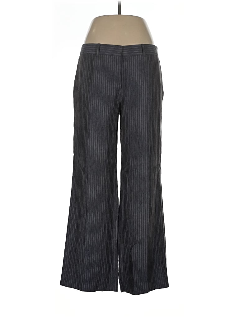 Pre-owned Brooks Brothers Linen Pants In Gray