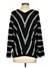 Very J Stripes Black Pullover Sweater Size S - photo 2