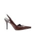 BCBG Burgundy Brown Heels Size 7 1/2 - photo 1