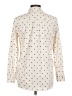 Eddie Bauer Polka Dots Ivory Long Sleeve Button-Down Shirt Size M - photo 2