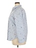Coldwater Creek Hearts Blue Long Sleeve Button-Down Shirt Size 18 - photo 5