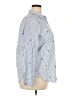 Coldwater Creek Hearts Blue Long Sleeve Button-Down Shirt Size 18 - photo 4