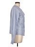 WeiMei Blue Long Sleeve Blouse Size L - photo 4