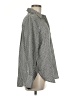 H&M 100% Polyester Houndstooth Gray Long Sleeve Blouse Size M - photo 4