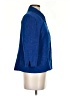 Melissa Harper Floral Blue 3/4 Sleeve Button-Down Shirt Size P (petite) - photo 4