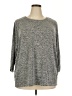 Premise Studio Tweed Gray 3/4 Sleeve T-Shirt Size 3X - photo 1