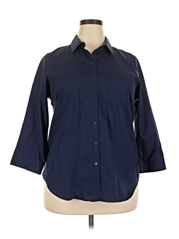 Coldwater Creek 3/4 Sleeve Button-Down Shirt (view 1)