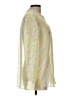 Draper's & Damon's 100% Polyester Yellow Long Sleeve Blouse Size L - photo 4