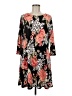 Honeyme Floral Black Casual Dress Size M - photo 1