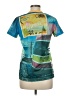 Assorted Brands 100% Polyester Yellow Short Sleeve Top Size M - photo 2