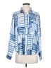 Rails Stripes Blue Long Sleeve Blouse Size S - photo 1