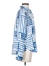 Rails Stripes Blue Long Sleeve Blouse Size S - photo 4