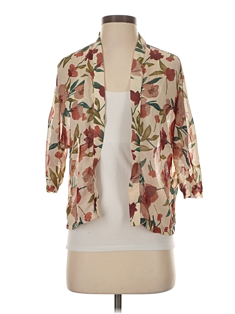 Pre-owned Dazy Kimono In Tan