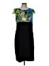 AB Studio Graphic Black Cocktail Dress Size 12 - photo 1