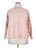 Lands' End 100% Cotton Solid Pink Long Sleeve Button-Down Shirt Size 2X - photo 1