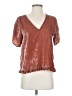 Madewell Brown Short Sleeve Blouse Size S - photo 1