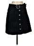 Zara Solid Black Casual Skirt Size S - photo 1