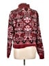 Chelsea & Violet 100% Cotton Paisley Red Pullover Sweater Size L - photo 2