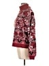 Chelsea & Violet 100% Cotton Paisley Red Pullover Sweater Size L - photo 5