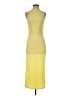 Shein Yellow Cocktail Dress Size 4 - photo 1