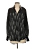 3.1 Phillip Lim Chevron-herringbone Black Long Sleeve Blouse Size 2 - photo 1