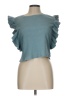 Zara Teal Short Sleeve Top Size L - photo 1