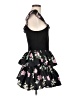 LoveShackFancy Floral Black Cocktail Dress Size 6 - photo 4