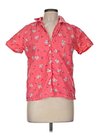 J.Crew Factory Store Short Sleeve Blouse (view 1)