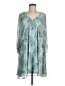 Versona 100% Polyester Paisley Blue Casual Dress Size M - photo 1