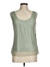 Sunday in Brooklyn 100% Polyester Green Sleeveless Top Size M - photo 1