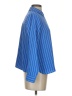 J.Jill 100% Recycled Polyester Stripes Blue Long Sleeve Blouse Size S (petite) - photo 4