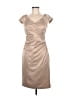 Venus 100% Polyester Tan Cocktail Dress Size 8 - photo 1
