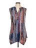 New Directions Blue Sleeveless Blouse Size L - photo 1