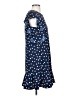 Vineyard Vines 100% Polyester Polka Dots Blue Casual Dress Size 4 - photo 4