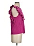 BCBGMAXAZRIA Pink Short Sleeve Top Size S - photo 4