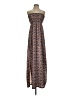 Costa Blanca 100% Polyester Paisley Brown Casual Dress Size XS - photo 1