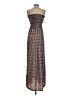Costa Blanca 100% Polyester Paisley Brown Casual Dress Size XS - photo 2
