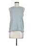 Fabletics 100% Cotton Blue Sleeveless T-Shirt Size M - photo 1