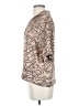 Vanilia 100% Acetate Animal Print Tan Short Sleeve Blouse Size EU 36 / US 6 - photo 5