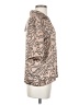 Vanilia 100% Acetate Animal Print Tan Short Sleeve Blouse Size EU 36 / US 6 - photo 4
