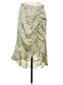 Vero Moda 100% Polyester Animal Print Silver Formal Skirt Size M - photo 1