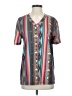 Crazy Train Teal Short Sleeve Henley Size S - photo 1